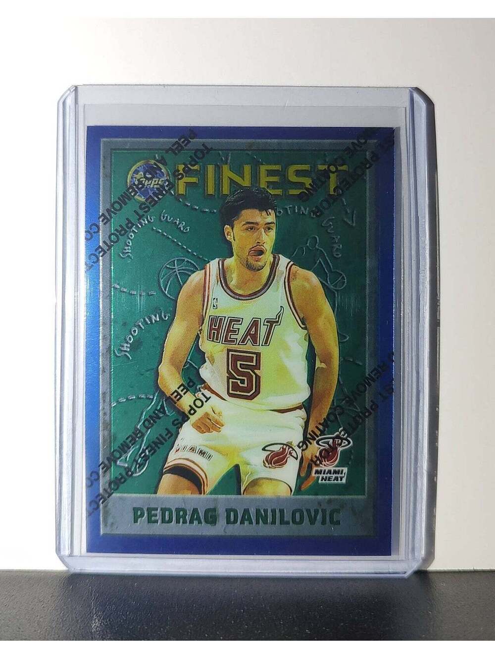 Predrag Danilovic 1995-96 Topps Finest NBA #216 Error Card